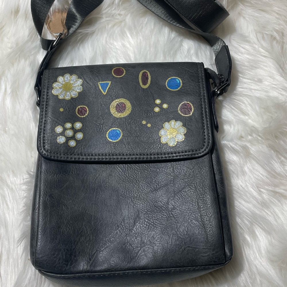 Faux Jewelry Crossbody